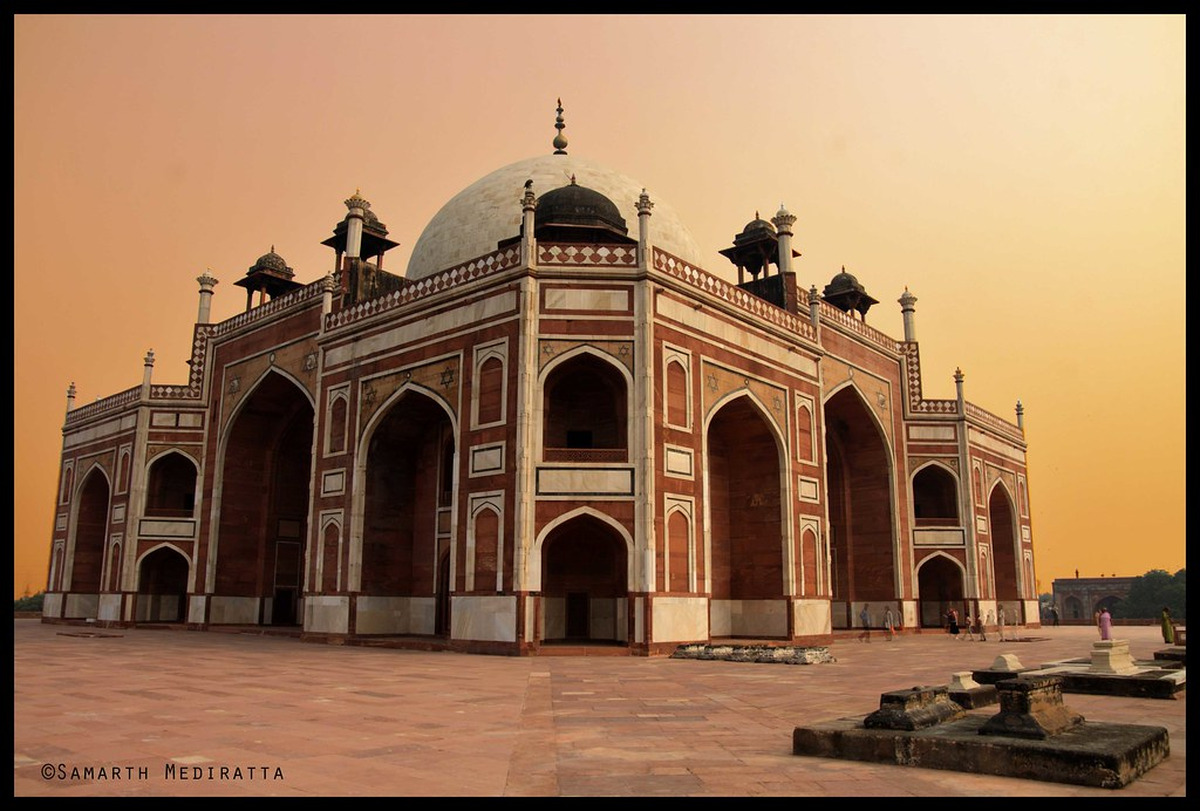 Humayun Tomb wide angle